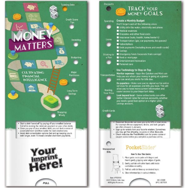 Multicolor color option for Pocket Slider   Money Matters