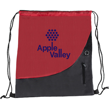 Red color option for Backpack With Earbud Outlet