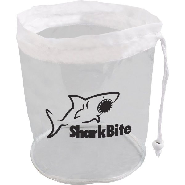 Clear color option for Small Clear Drawstring Bag