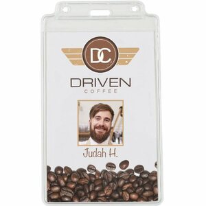 Photo of 4" X 6 1/2" Vinyl Badge Pouch