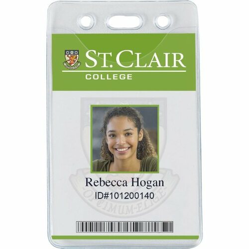 Main photo of 2 1/2" X 4" Vinyl Badge Pouch