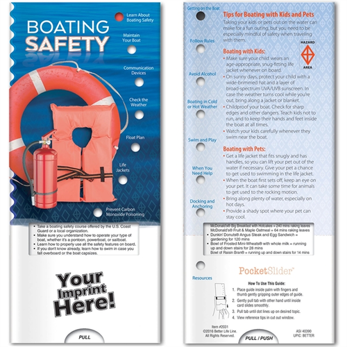 Main photo of Pocket Slider   Boating Safety