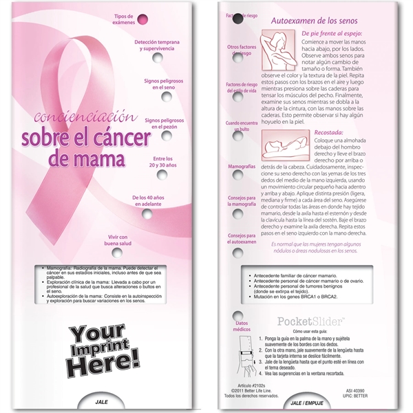 Multi Color color option for Pocket Slider   Breast Cancer Awareness (Spanish)