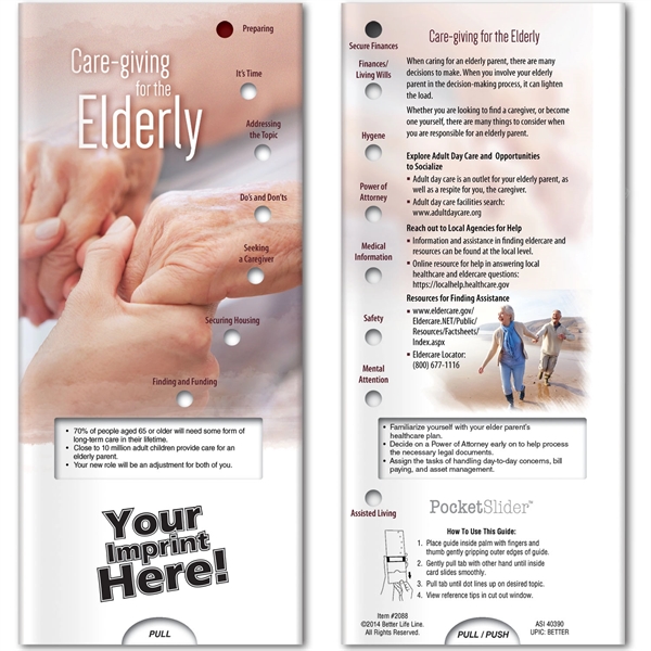 Multi color color option for Pocket Slider   Care Giving For The Elderly