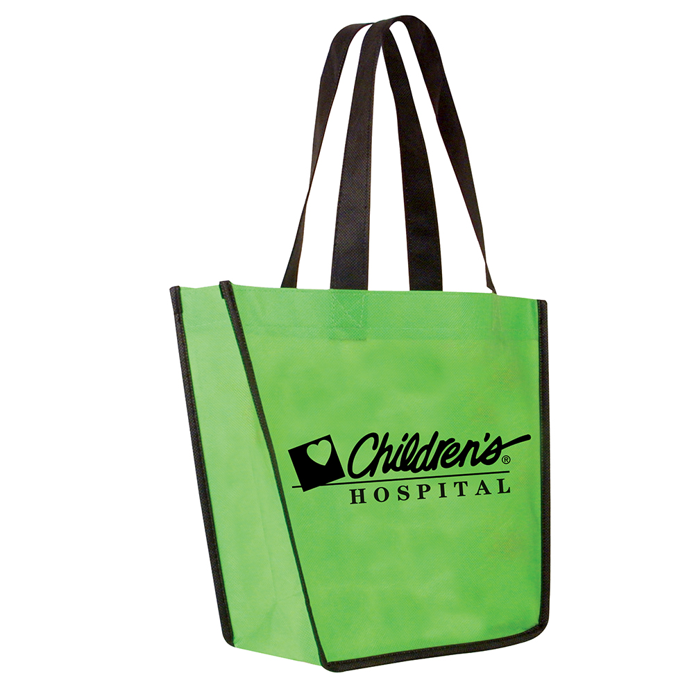 Lime Green color option for Non Woven Fiesta Tote Bag