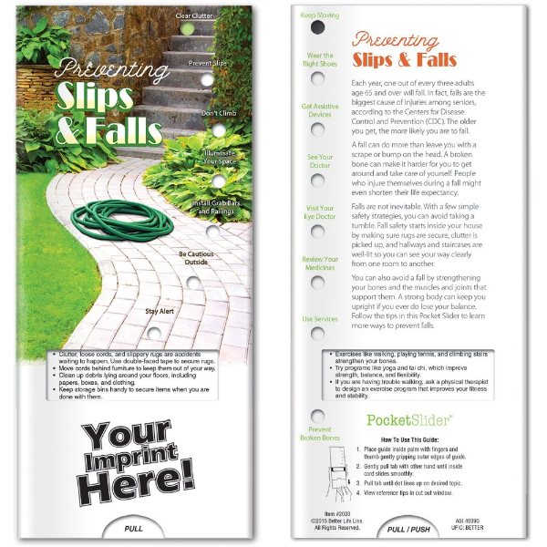 Clear color option for Pocket Slider   Preventing Slips & Falls