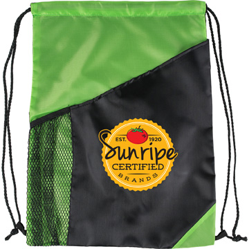 Green color option for Backpack With Mesh Bottle Holder