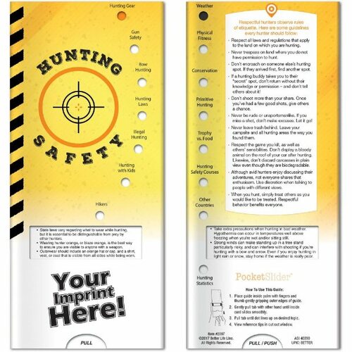 Main photo of Pocket Slider   Hunting Safety