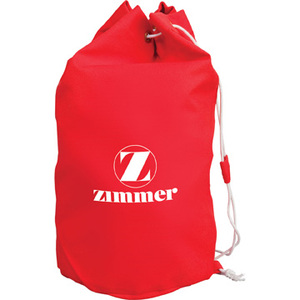 Photo of Drawstring Cotton Barrel Bag