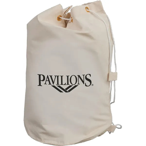 Photo of Drawstring Cotton Barrel Bag