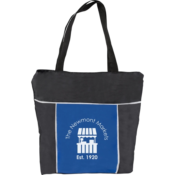 Blue-Black color option for Fashion Tote Bag