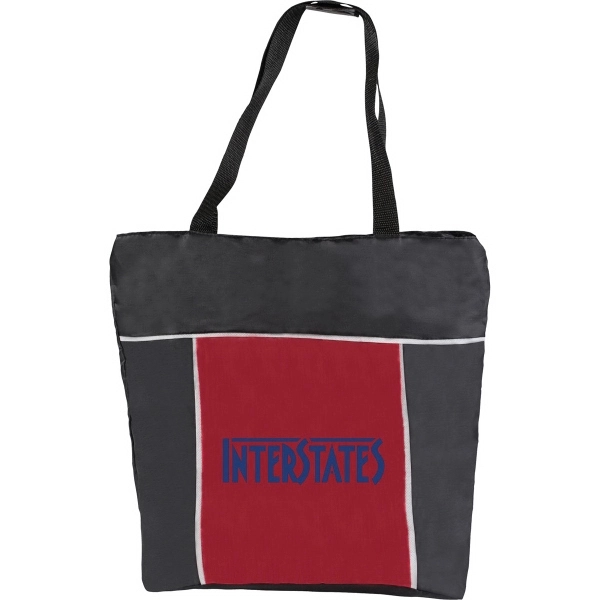 Red-Black color option for Fashion Tote Bag