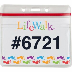 Photo of 4" X 3 3/4" Vinyl Badge Pouch