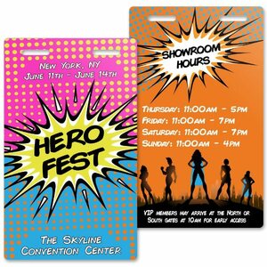 Photo of Full Color Id Badge   3" X 5", Double Attachments