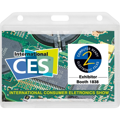 Main photo of Plastic Dual Side Id Holder