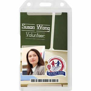 Photo of Plastic Dual Side Id Holder