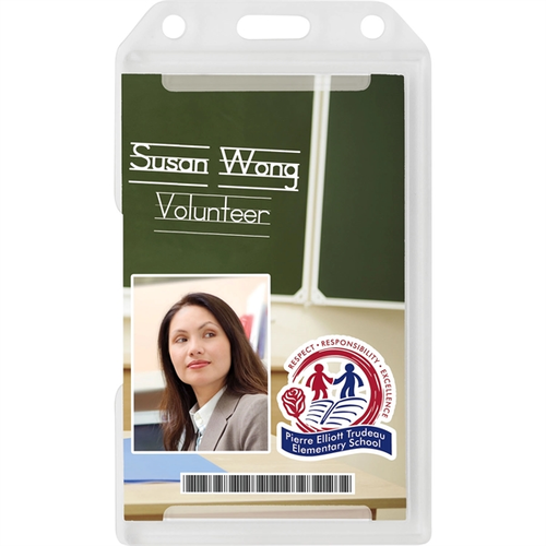 Main photo of Plastic Dual Side Id Holder