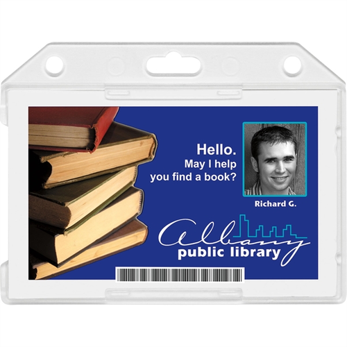 Main photo of Plastic Single Card Id Holder