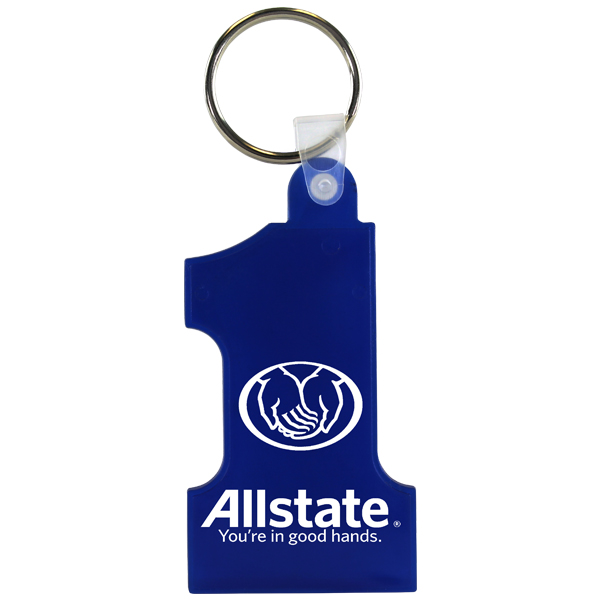Translucent Blue color option for Number One Key Fob
