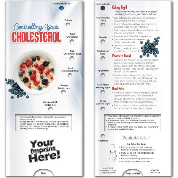 Multicolor color option for Pocket Slider   Controlling Your Cholesterol