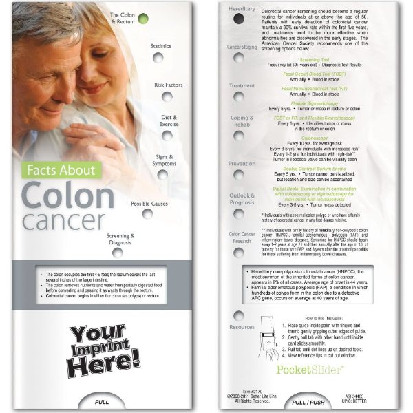 Multicolor color option for Pocket Slider   Facts About Colon Cancer