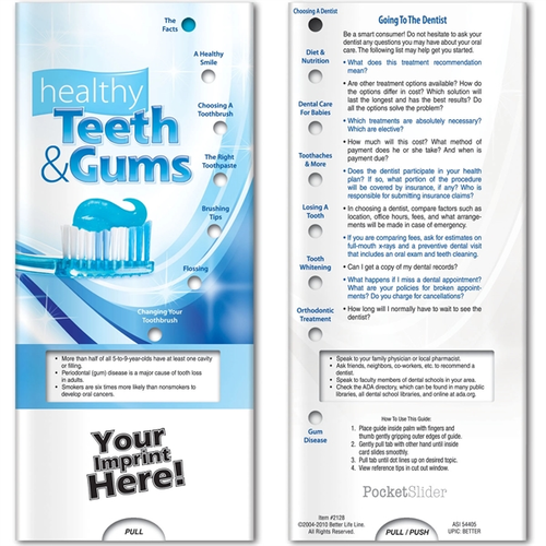 Main photo of Pocket Slider   Healthy Teeth And Gums