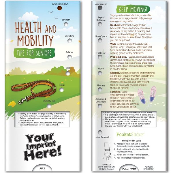 Multicolor color option for Pocket Slider   Health & Mobility   Tips For Seniors