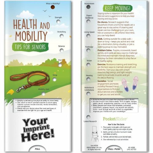 Main photo of Pocket Slider   Health & Mobility   Tips For Seniors