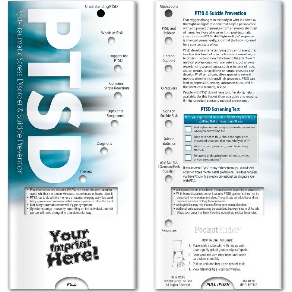 Multicolor color option for Pocket Slider   Ptsd & Suicide Prevention