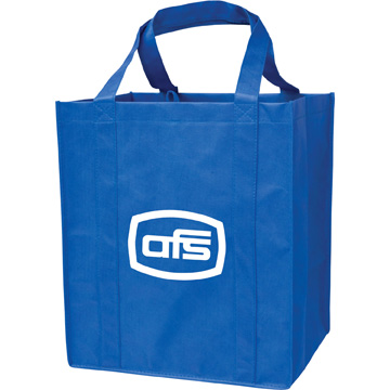 Blue color option for Large Grocery Tote Bag