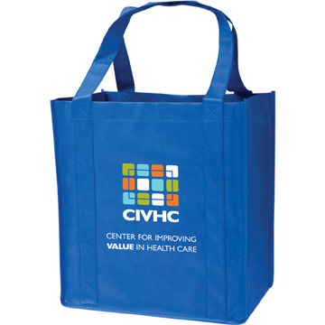 Blue color option for Medium Grocery Tote Bag
