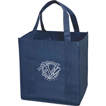 Navy color option for Medium Grocery Tote Bag