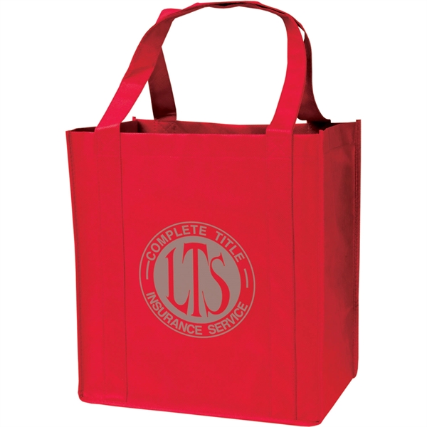 Red color option for Medium Grocery Tote Bag