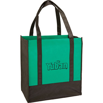 Green color option for Two Tone Grocery Bag