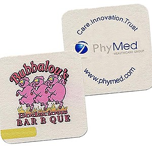 Photo of Digital 40 Pt. Coaster, 3.375" Square Coaster