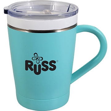 Turquoise color option for 12 Oz Cerami Steel Vacuum Insulated Mug