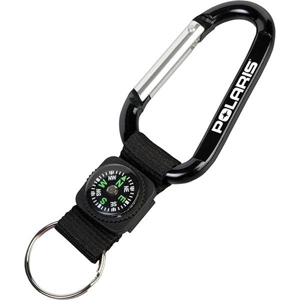 Black color option for Carabiner With Thermometer Key Tag