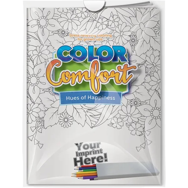 White color option for Combo Pack   Color Comfort & 6 Pack Of Colored Pencils In A Poly Bag