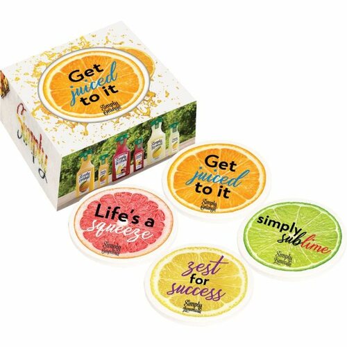 Main photo of Ceramic Coaster With Custom Packaging   4 Coaster Set