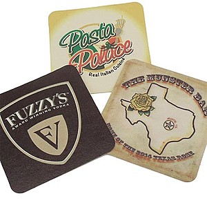 Photo of Digital 40 Pt., 4" Square Coaster