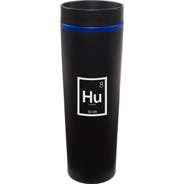 Black With Blue Liner color option for 16 Oz Monterey Steel Tumbler