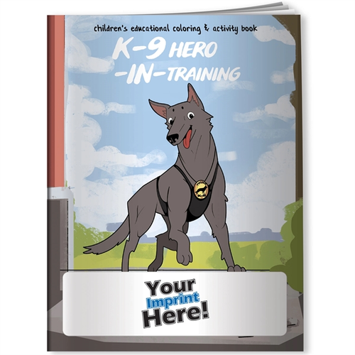 Main photo of Coloring Book   K 9 Hero In Training