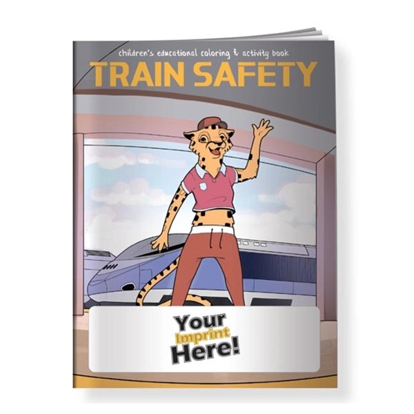 Multi color color option for Coloring Book   Train Safety