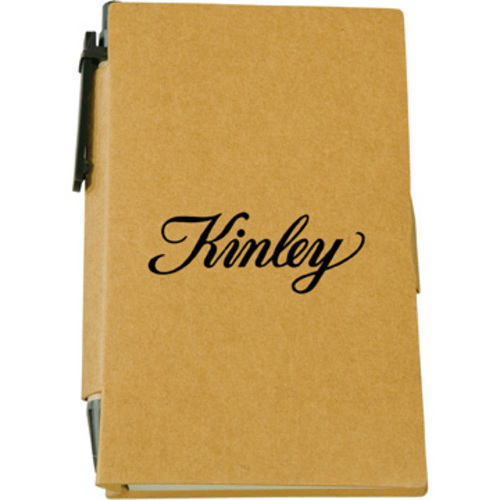 Main photo of Recycled Sticky Note Book With Pen