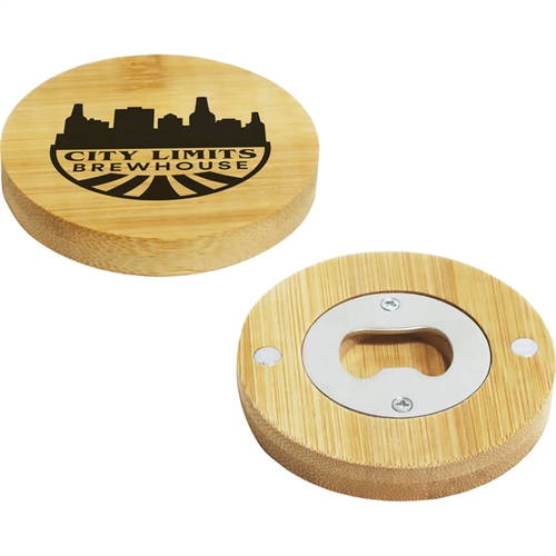 Main photo of Magnetic Bamboo Bottle Opener