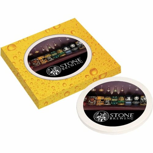 Main photo of Ceramic Coaster With Custom Packaging   1 Coaster Set