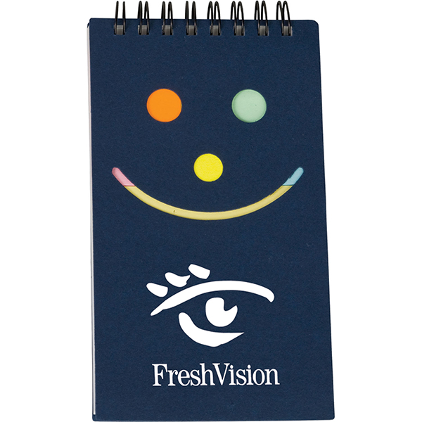 Blue color option for Smile Jotter With Sticky Notes