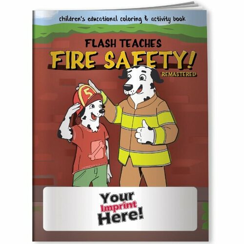Main photo of Coloring Book   Flash Teaches Fire Safety! (Remastered)