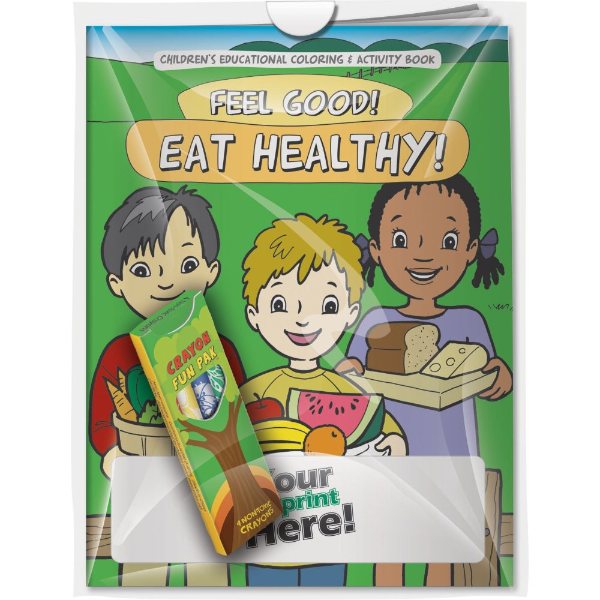 Clear color option for Combo Pack   Coloring Book & 4 Pack Of Crayons In A Poly Bag
