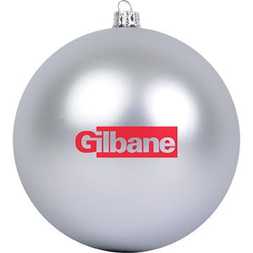 Silver color option for 4" Round Ornament